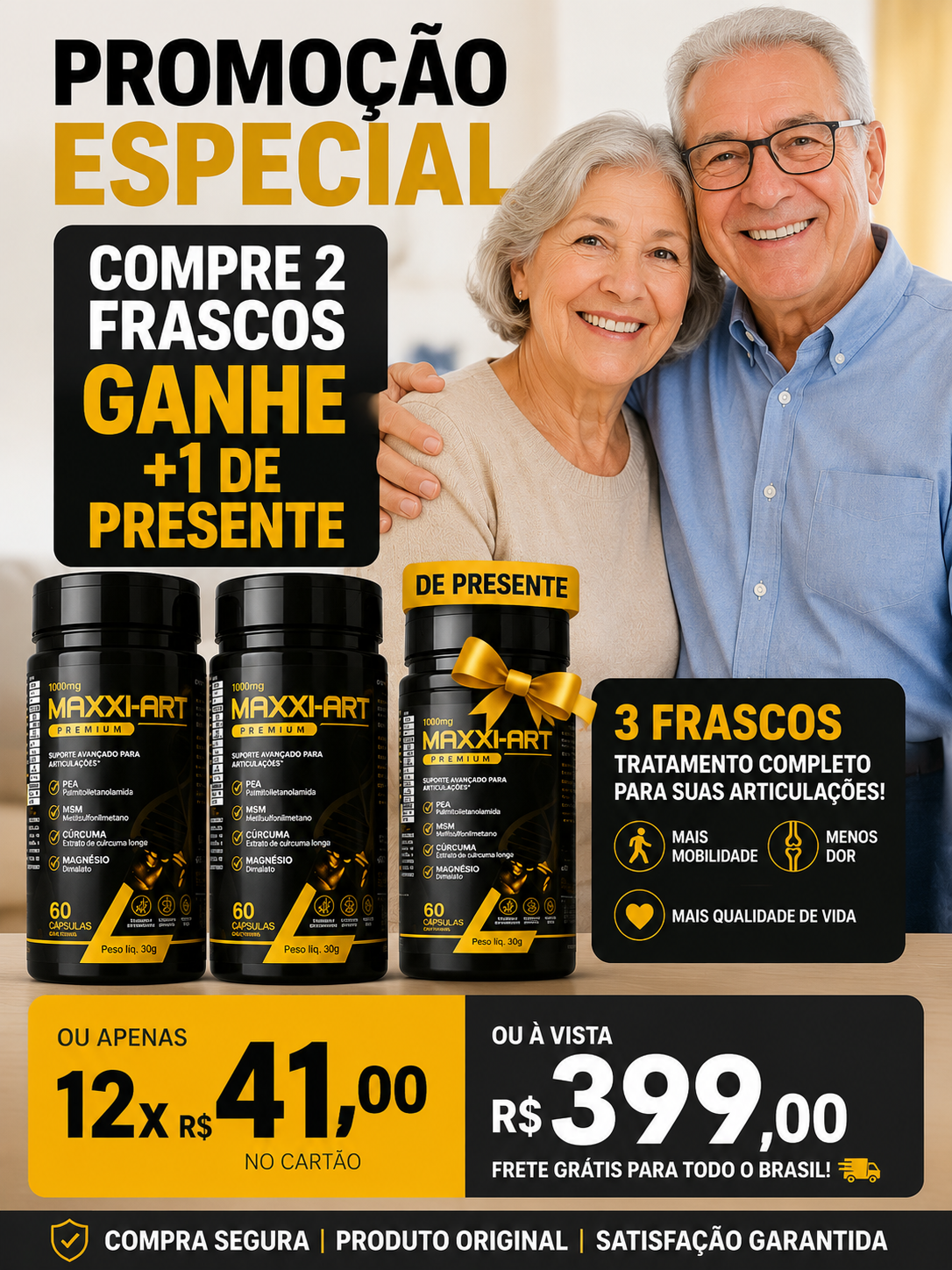 Kit promocional Maxxi Art Premium: 3 frascos